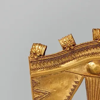 Amulet oka Horusa, detal 1